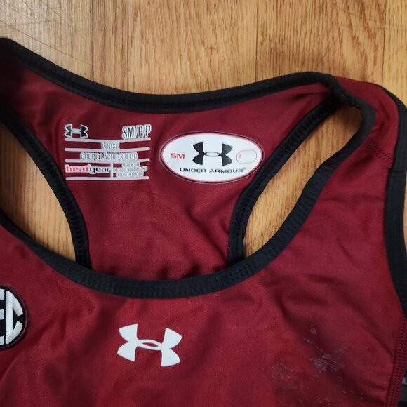USC Gamecocks Women's Under Armour Singlet Running Jersey - Picture 2 of 4